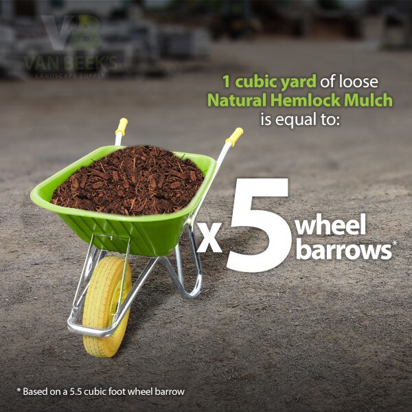 Hemlock Mulch Cubic Yard Loose